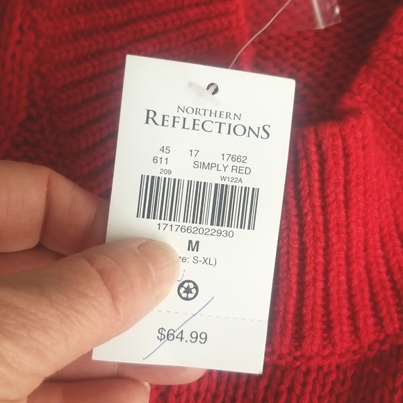 NWT Northern Reflections Cozy Pullover Cable Knit Vest – Medium - Picture 13 of 16